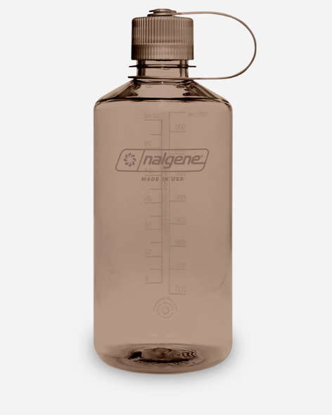 Nalgene - Sustain Narrow Mouth Water Bottle - 1L - Mocha