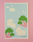 Natamori - Bunnies Art Print