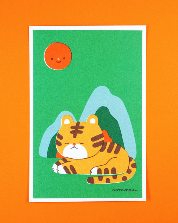 Natamori - Tiger Art Print