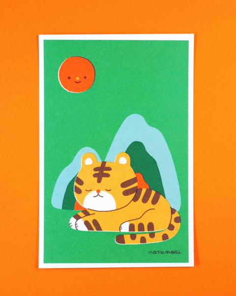 Natamori - Tiger Art Print