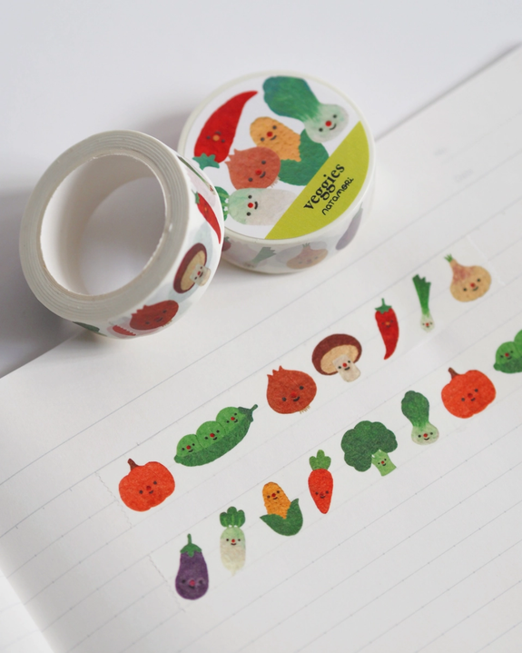 Natamori - Veggies Washi Tape