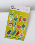 Natamori - Veggies - Sticker Sheet
