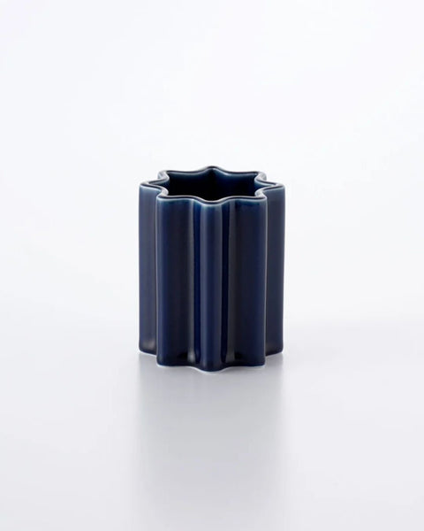 Hakusan - Pinion Vase - Navy