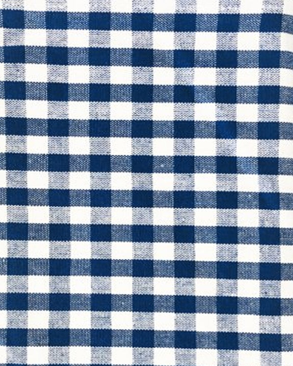 Gingham Check Table Cloth 150 x 250cm - Navy