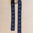 TBCo - Merino Wool Skinny Scarf in Navy Flora
