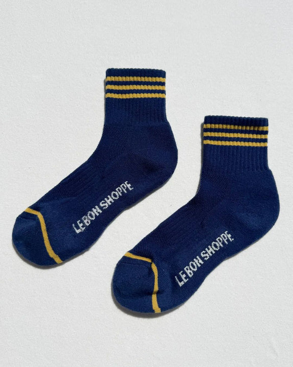 Le Bon Shoppe - Girlfriend Socks - Navy