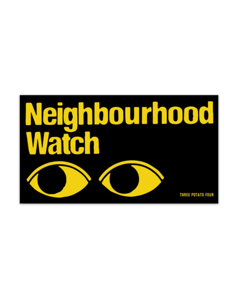 Three Potato Four - Bumper Magnet - Neighbourhood Watch