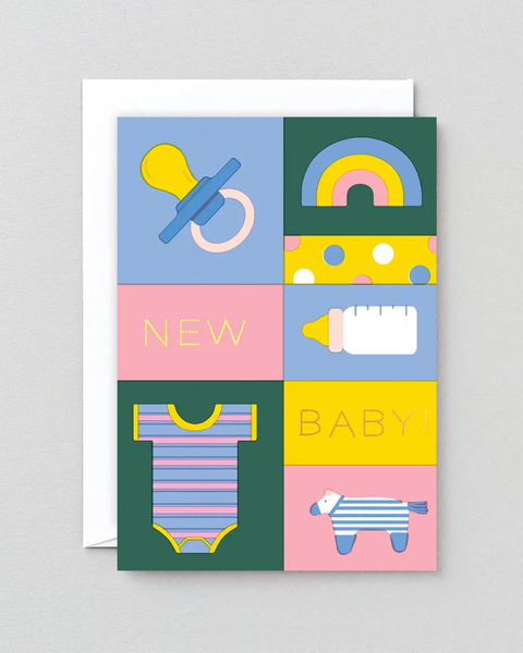 Wrap - New Baby Celebration Greeting Card