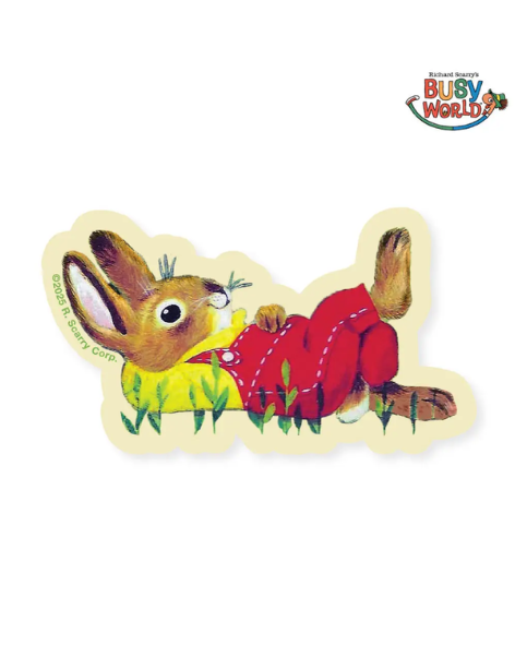 Three Potato Four x Richard Scarry - Sticker - Nicholas Bunny Daydream