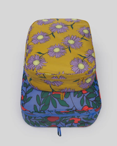 Baggu - Large Packing Cube Set - Night Orchard