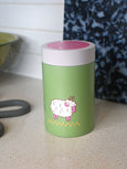 Natali Koromoto - "Farm Girlies" Small Tin Canister - Cow/Sheep