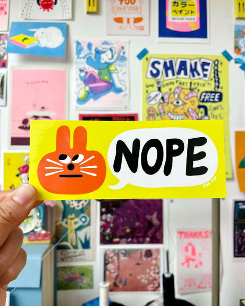 YUK FUN - Nope Eco Vinyl Sticker