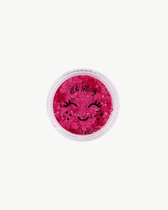 Oh Flossy - Biodegradable Glitter - Opaque Pink