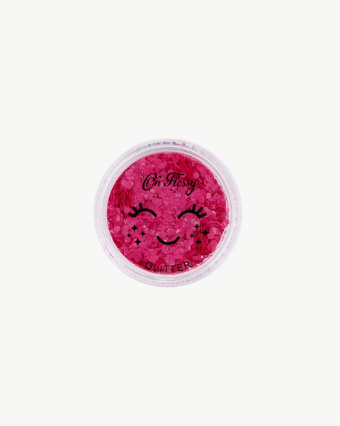 Oh Flossy - Biodegradable Glitter - Opaque Pink