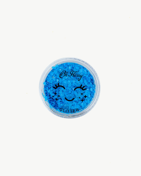 Oh Flossy - Biodegradable Glitter - Opaque Turquoise