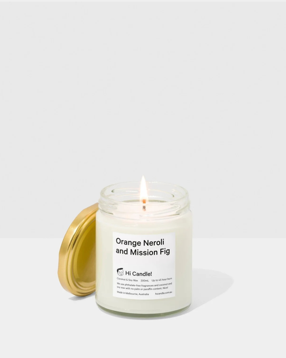 Hi Candle! - Orange Neroli and Mission Fig