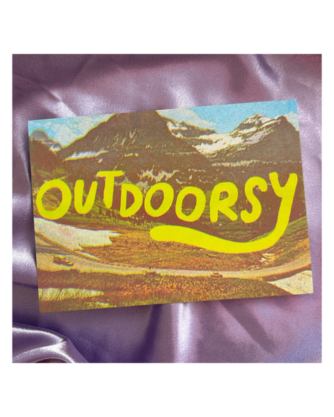 Alex Luciano - Outdoorsy Riso Print