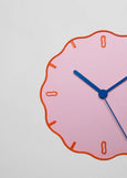 Warren & Laetitia - Margherita Clock (Pink/Orange/Blue)