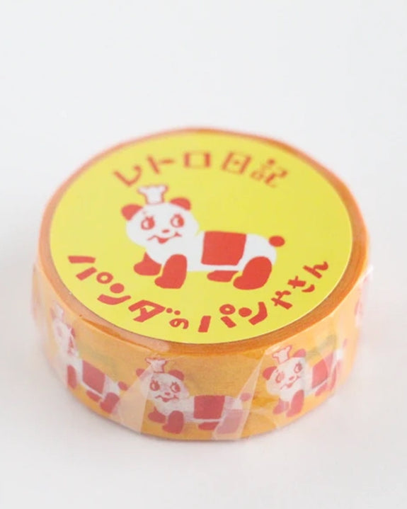 Furukawashiko - Washi Tape  Retro Diary Panda Bakery