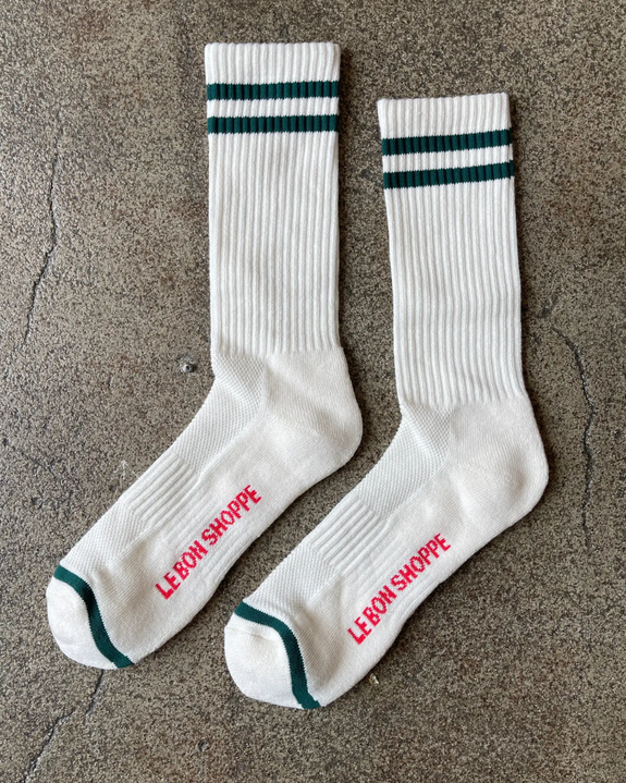 Le Bon Shoppe - Extended Boyfriend Socks - Parchment