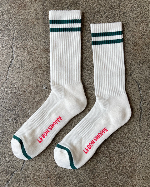 Le Bon Shoppe - Extended Boyfriend Socks - Parchment
