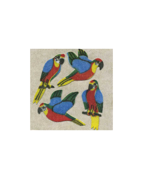 Stickermagic - Furry Tear-off Stickers - Budgies