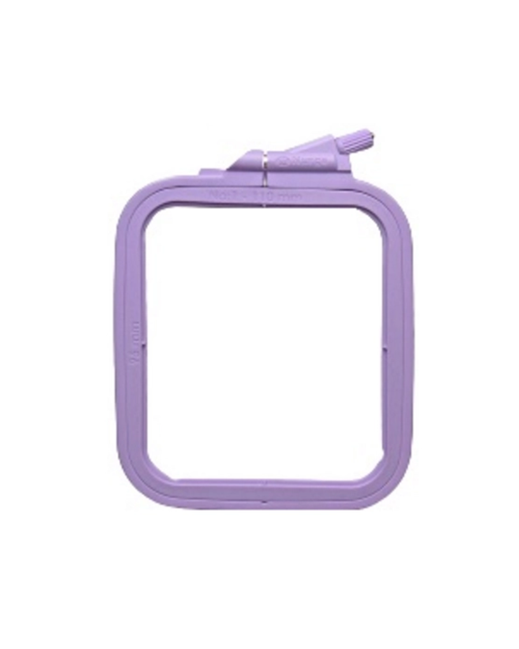Nurge - Square Plastic Hoops - Small -  Pastel Lilac