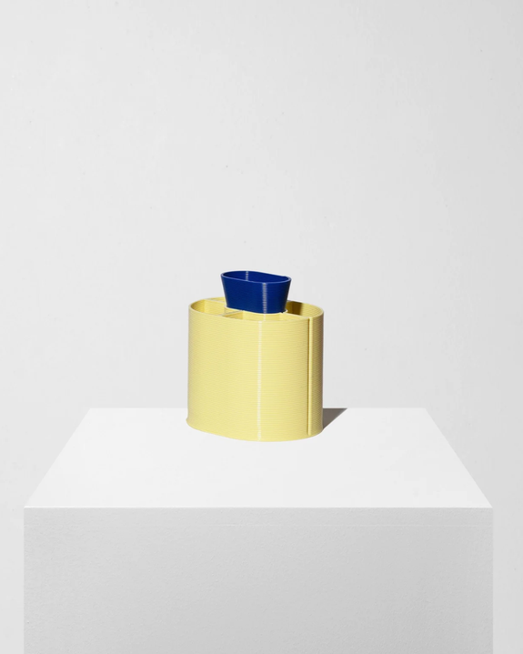 Warren & Laetitia - Henri Pot - Pastel Yellow / Blue