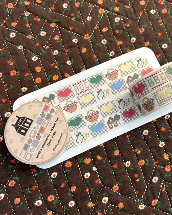 Rodeo Embroidery - Washi Tape - Perfect Patchwork