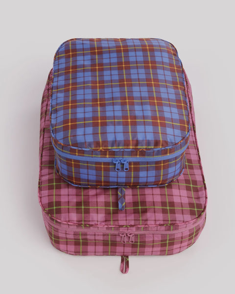 Baggu - Large Packing Cube Set - Check Mix