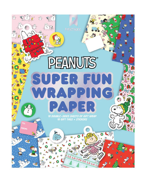 Pipsticks - Peanuts Holiday Wrapping Paper Book