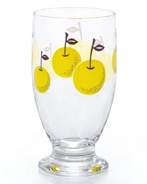 Aderia - Retro Pedestal Glass - Pear