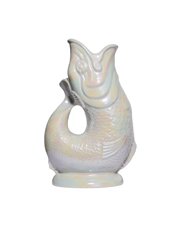 The Original Gluggle Jug - Pitcher Vase - Pearl Lustre