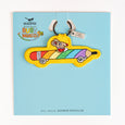 Magpie X Richard Scarry - Key Charm - Rainbow Pencilcar