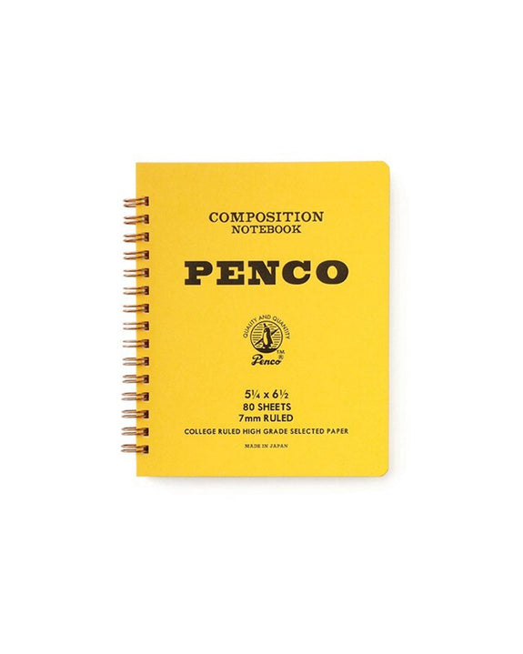 PENCO - Coil Notepad - Medium - Yellow