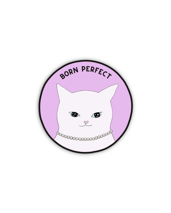 foonie - Fancy White Cat Sticker
