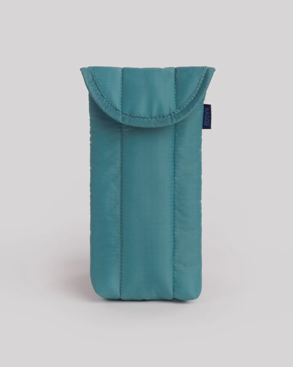 Baggu - Puffy Glasses Sleeve - Peacock