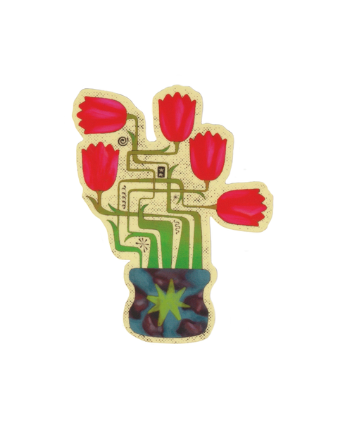 Rags AF - Phlowers! Sticker