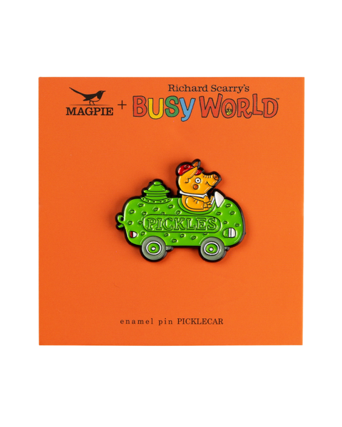 Magpie X Richard Scarry - Enamel Pin - Picklecar