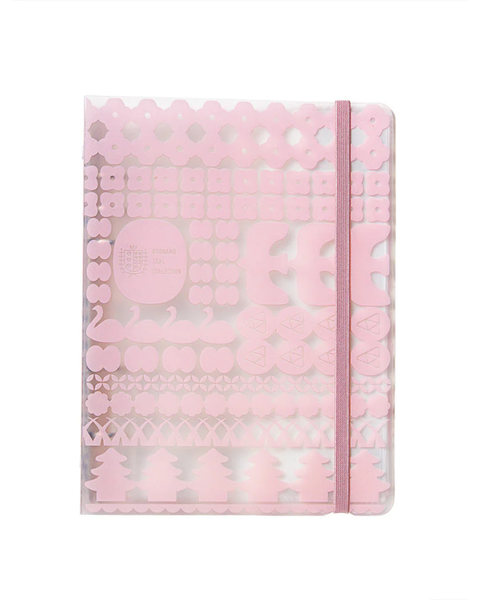 KING JIM - OTONA Sticker File Binder - Pink