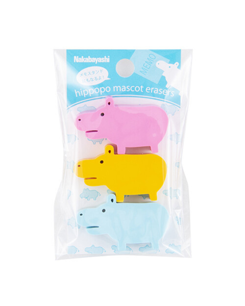 Nakabayashi - Hippo Eraser - Pink