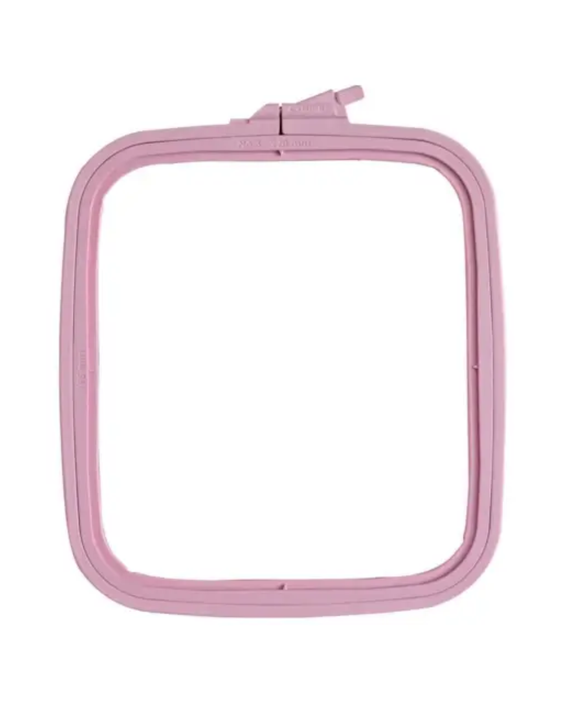 Nurge - Square Plastic Hoops - Large - Pink