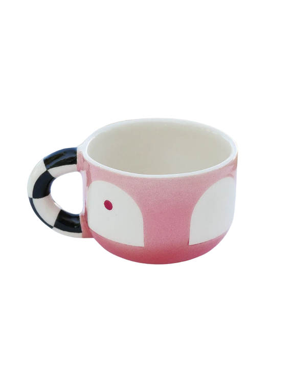 Jeje Things - Ceramic Mug - Pink and Red