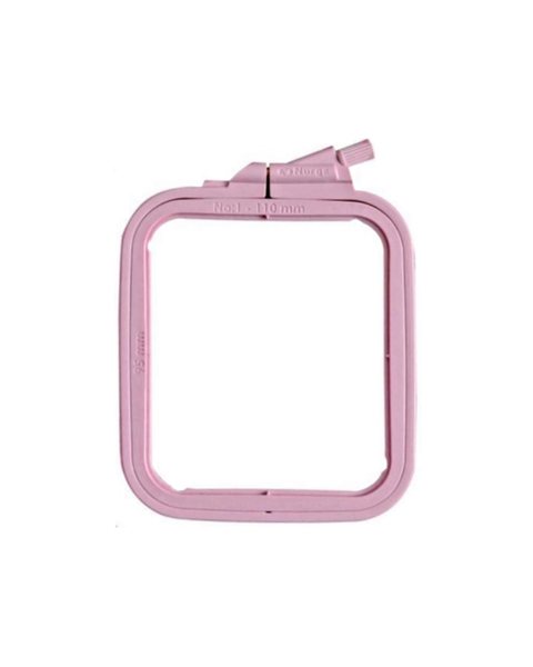 Nurge - Square Plastic Hoops - Small - Pink