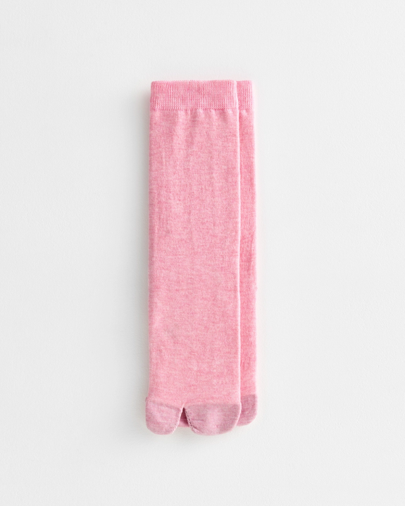 Soft Park - Tabi Socks - Kyoto Vivid - Pink
