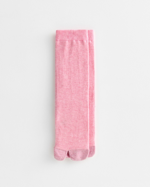 Soft Park - Tabi Socks - Kyoto Vivid - Pink