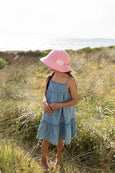 Acorn Kids - Light Pink Terry Towelling Bucket Hat