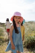 Acorn Kids - Light Pink Terry Towelling Bucket Hat