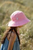 Acorn Kids - Light Pink Terry Towelling Bucket Hat