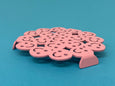 We Are Out of Office - Pink Smiley Trivet